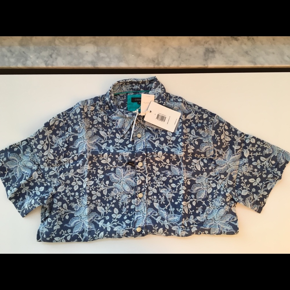 Onda deMar short sleeve linen shirt